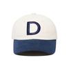 DEINET D COLOR BLOCK CAP IN IVORY