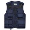 Outdoor Casual Vest Men's New Large Size Workwear Multi-pocket Quick-drying Mesh Fishing Vest