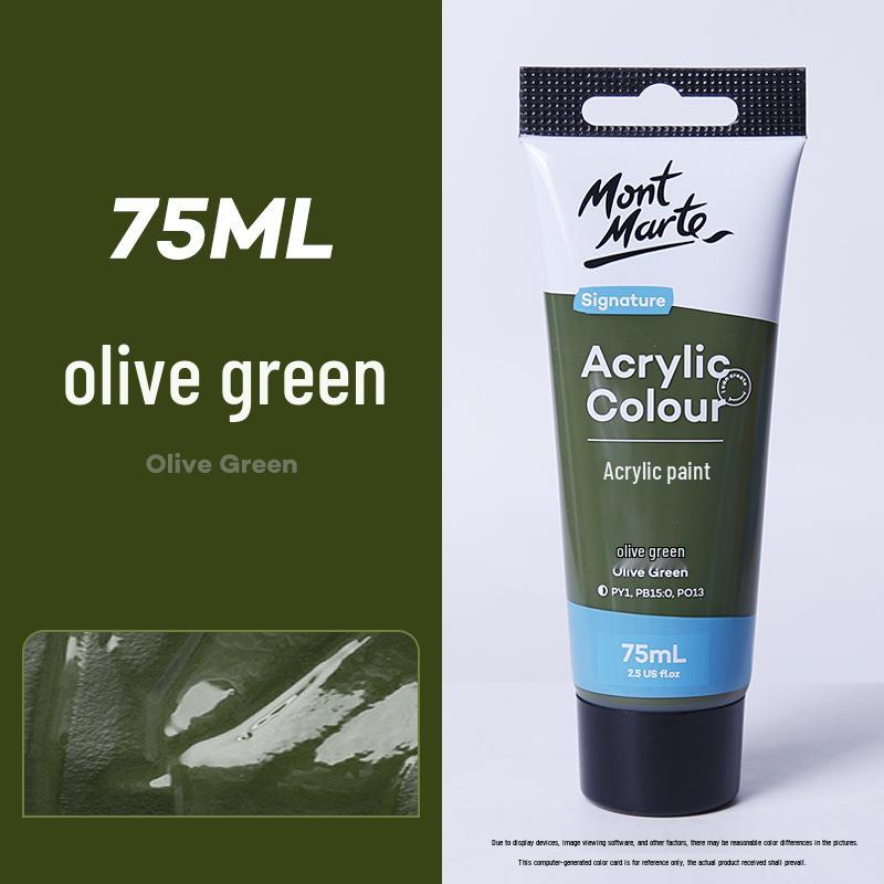 Montmartre 75ml Waterproof Non-Fading Acrylic Paint Set: Perfect for Children’s Textiles and Art Projects, Sunscreen Formula