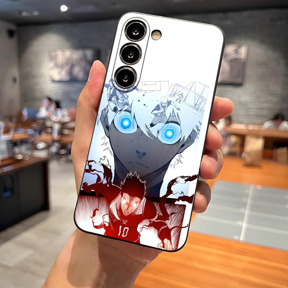 Чехол для телефона Аниме Blue Lock Для Samsung S23 Ultra S24 S22 S20 Fe S21 Plus Galaxy A54 A34 A24 A53 A13 A16 Задняя крышка