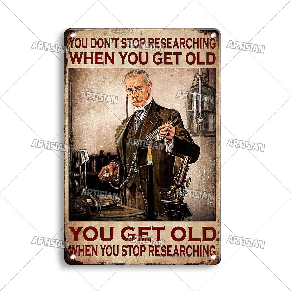 Artisian Job Metal Sign Work Tin Poster Police Accountant Scientist Writer Shoemaker Decorative Plate Wall Decor Garage Bar Pub