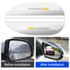 BQIXN1 2Pcs Car Rearview Mirror Rain Eyebrow PVC Sunshade Rainproof Sticker Accessory For Chevrolet Cruze Colorado Spark Captiva Malibu