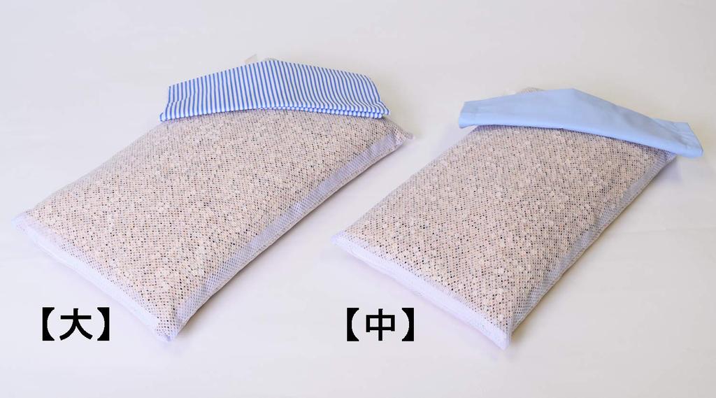 Подушка Kiso Kogei, Сделано в Японии, Деревянный квадратный шар из кипариса хиноки (Средняя), Сетчатый мешок с наволочкой, Защита от пара