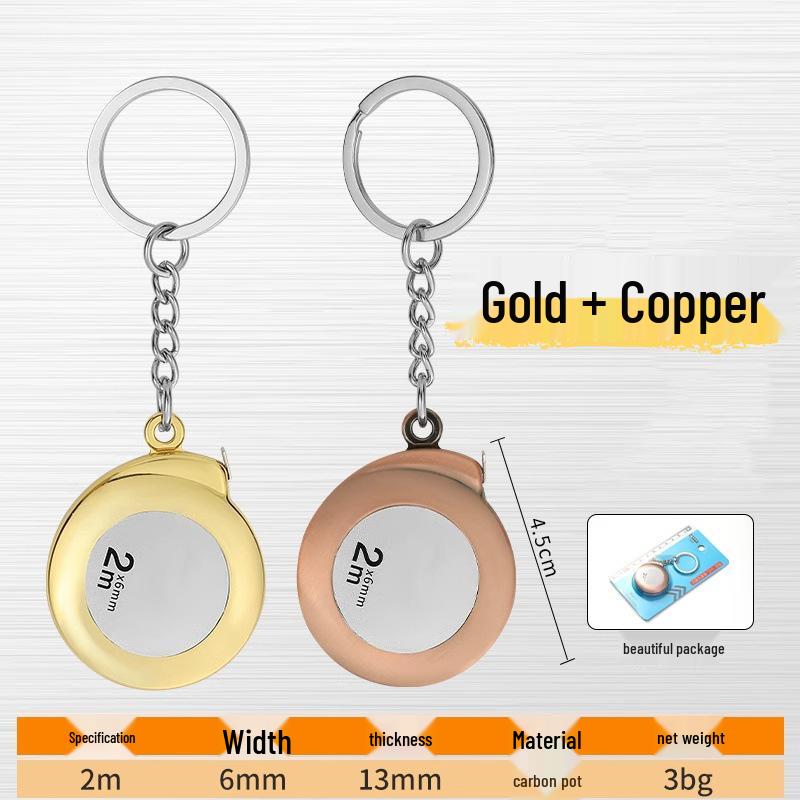 Компактная 2-метровая мягкая стальная рулетка - Высокоточная портативная карманная линейка