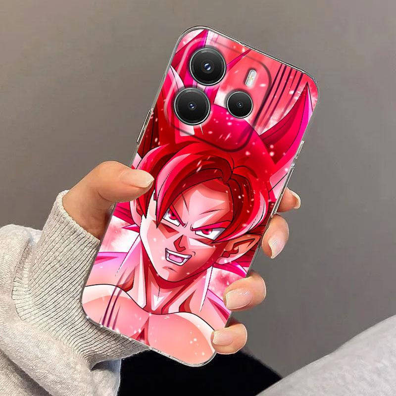 Goku Vegeta Super Saiyans Anime Case For Xiaomi Redmi Note 15 14 13 12 11 Pro Plus 5G Cover For Redmi 15C 15 14C 13C Phone Cases
