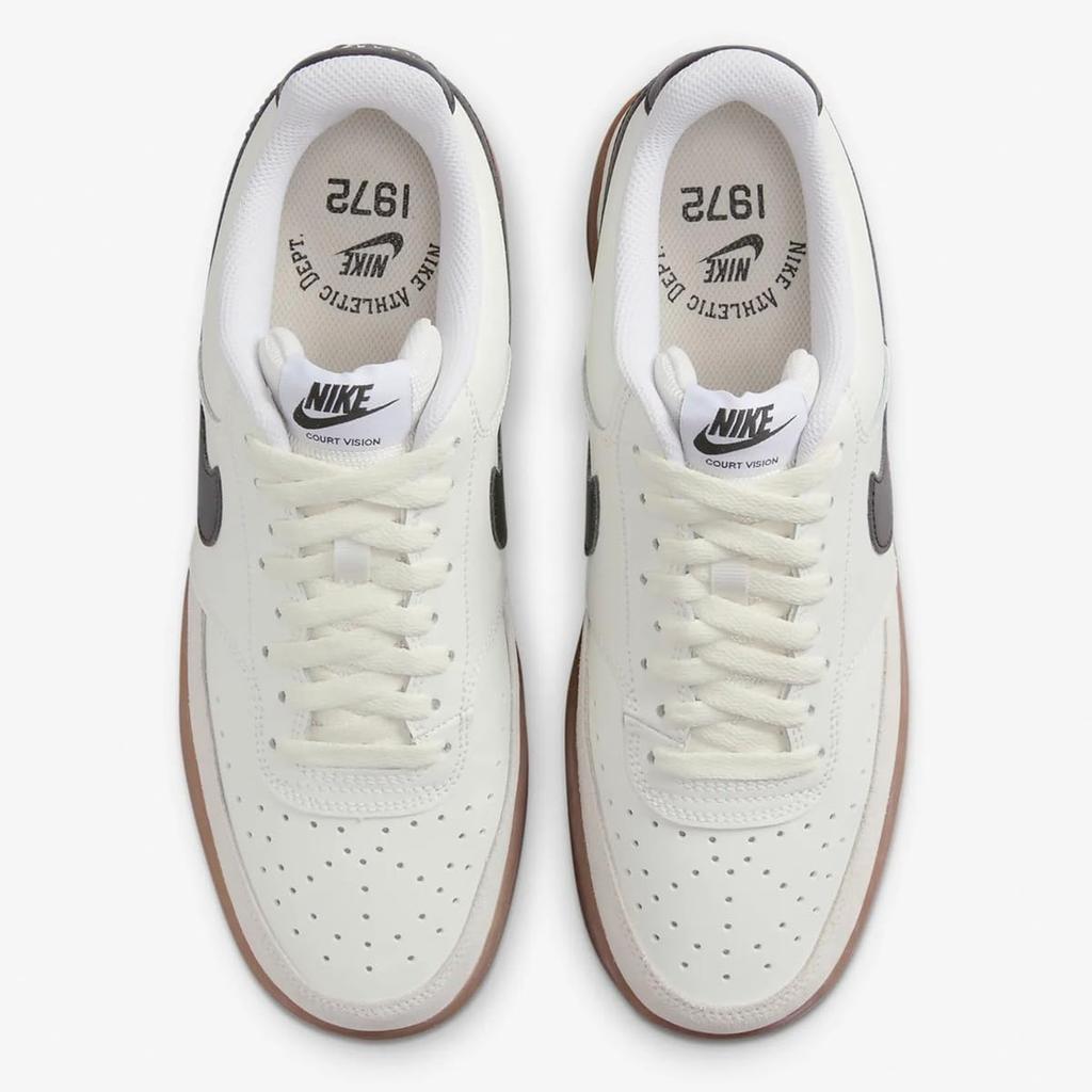 Nike Court Vision Low Allwood Размер Япония FQ8075-133, Белый/Светло-коричневый/Белый/Черный, 22.5см,