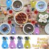 (Great home)Bunny Easter Cutlery Holders, Easter Table Decoration, Festive Charm, Cutlery Pouch, Cutlery Sleeves