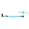 Car Body 2D Measuring Ruler System with CD Aviation Aluminum Vehicle Repairing Measuring System Portable Car Frame Repair Tool