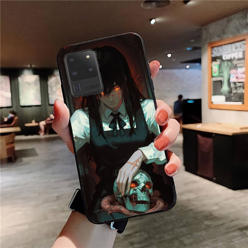 Чехол для телефона Chainsaw Man с Аса Митака (Аниме) для Samsung S 24 Fe 25 Ultra Plus 20 Lite 21 30 22 23 24 22 Ultra 5G Fundas
