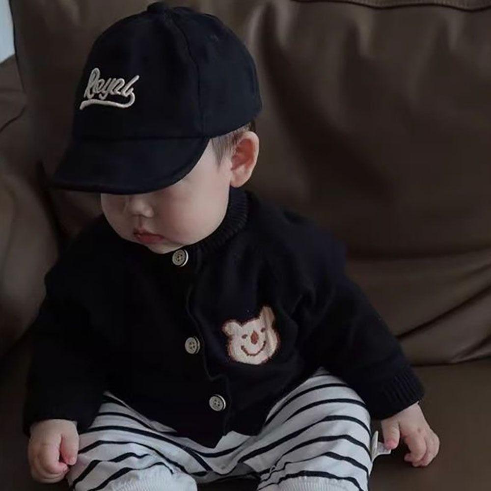 Cotton Polyester Children's Hat Letter Embroidery Sun Protection Cap Anti-UV Sun Hat