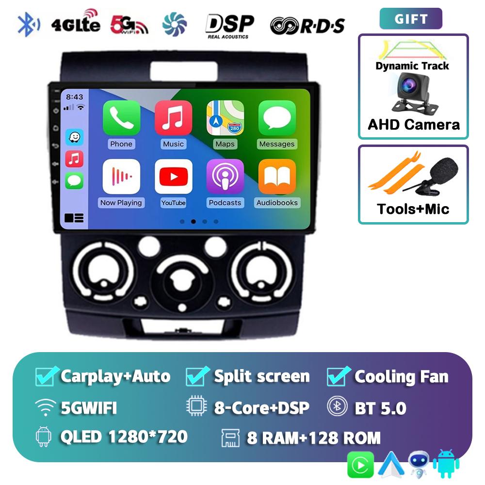 Android 14 автомобильное радио для Ford Everest Ranger Mazda BT50 BT-50 2006 2007 2008 - 2010 GPS мультимедиа видеоплеер головное устройство стерео