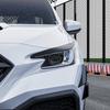 New Design  To Up For Subaru WRX STI VB Car Front Headlight Lamp Eyebrow Eyelid Lip Trim Cover By ABS Gloss Black