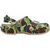 A BATHING APE x Crocs Classic Clog Противоскользящие Износостойкие Низкие Детские Сандалии Зеленые Детские