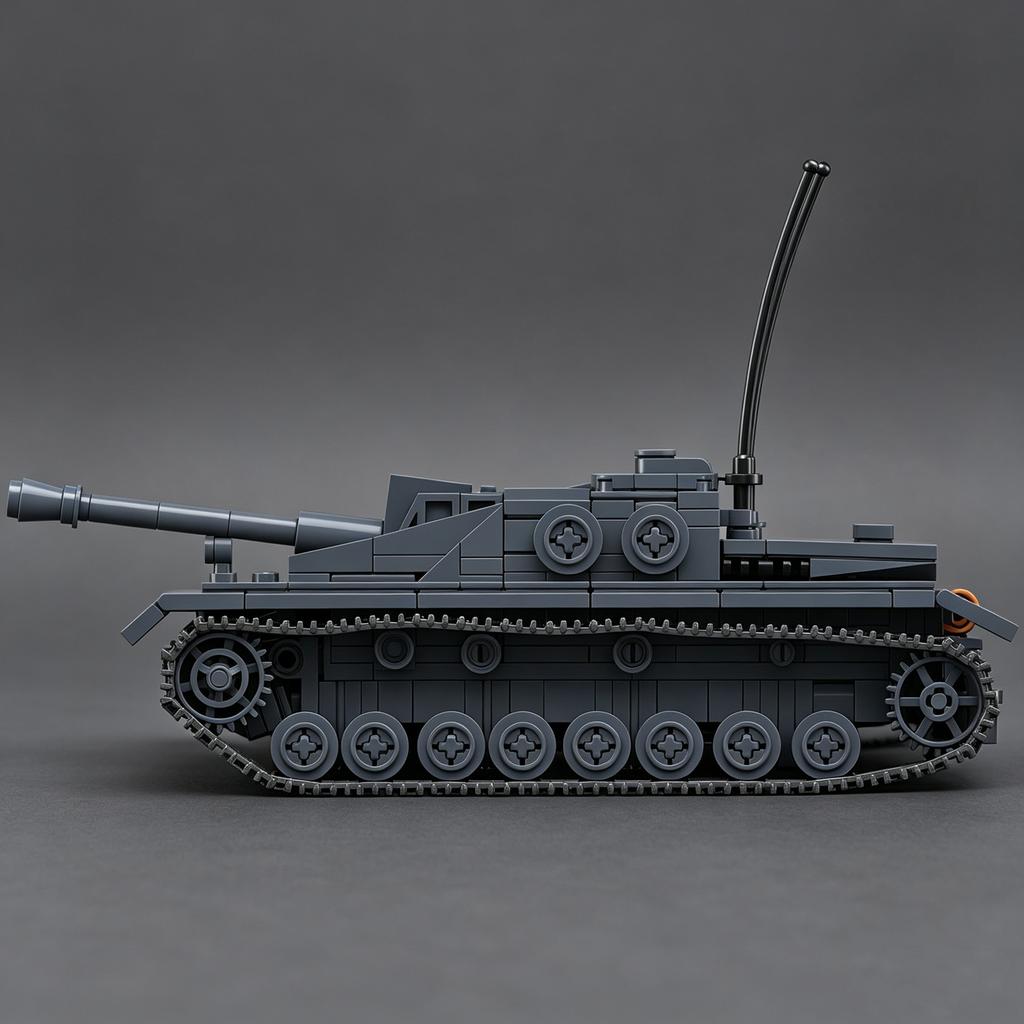 2026 НОВЫЙ Немецкий Штурмовой Танк Panzer IV из Серии Вторая Мировая Война Строительные Блоки Модель Танка [1:[Масштаб 35] Игрушка для мальчиков