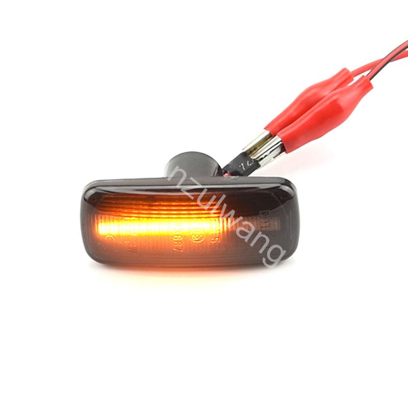 2 шт. Янтарный динамический светодиодный фонарь указателя поворота, боковой габаритный фонарь для Jeep compass Grand Cherokee Chrysler 200 300C Dodge Avenger Lancia