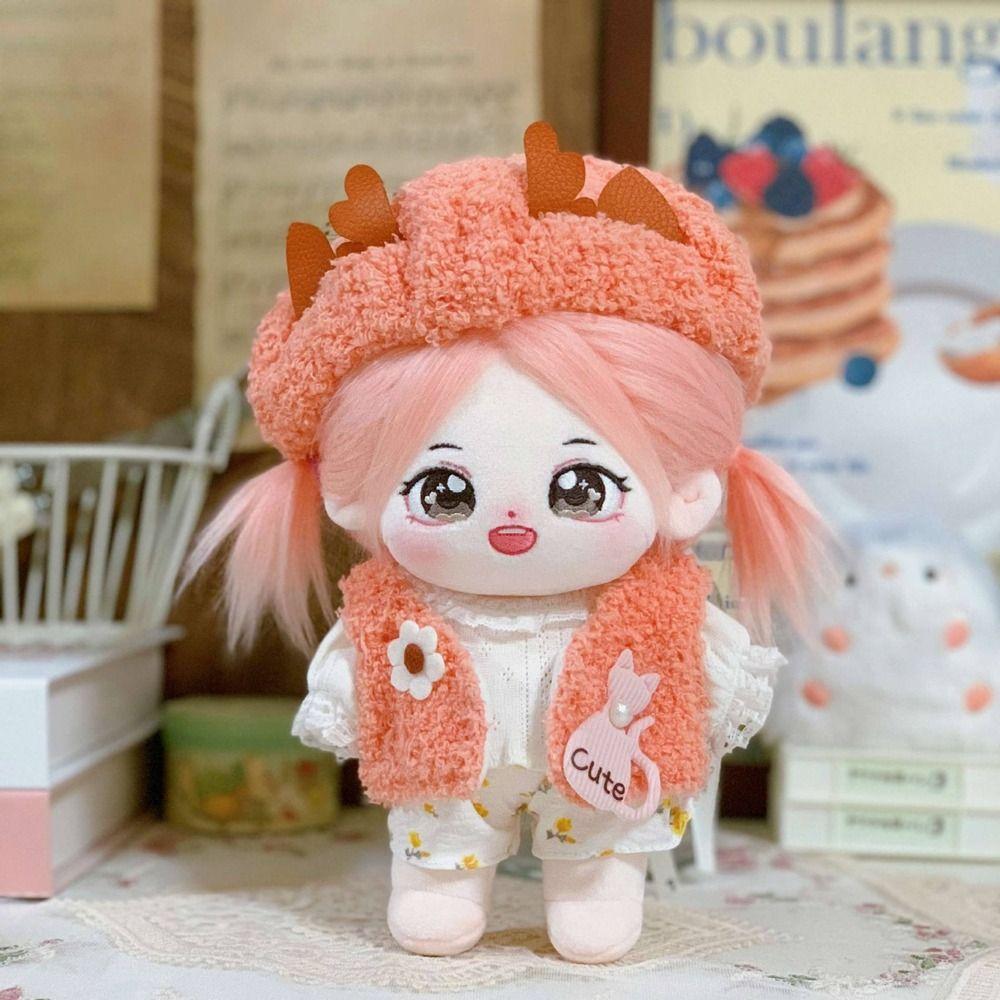 With Cartoon Headband Accessories Doll Lovely Clothes For 20cm Cotton Doll/EXO Idol Dolls
