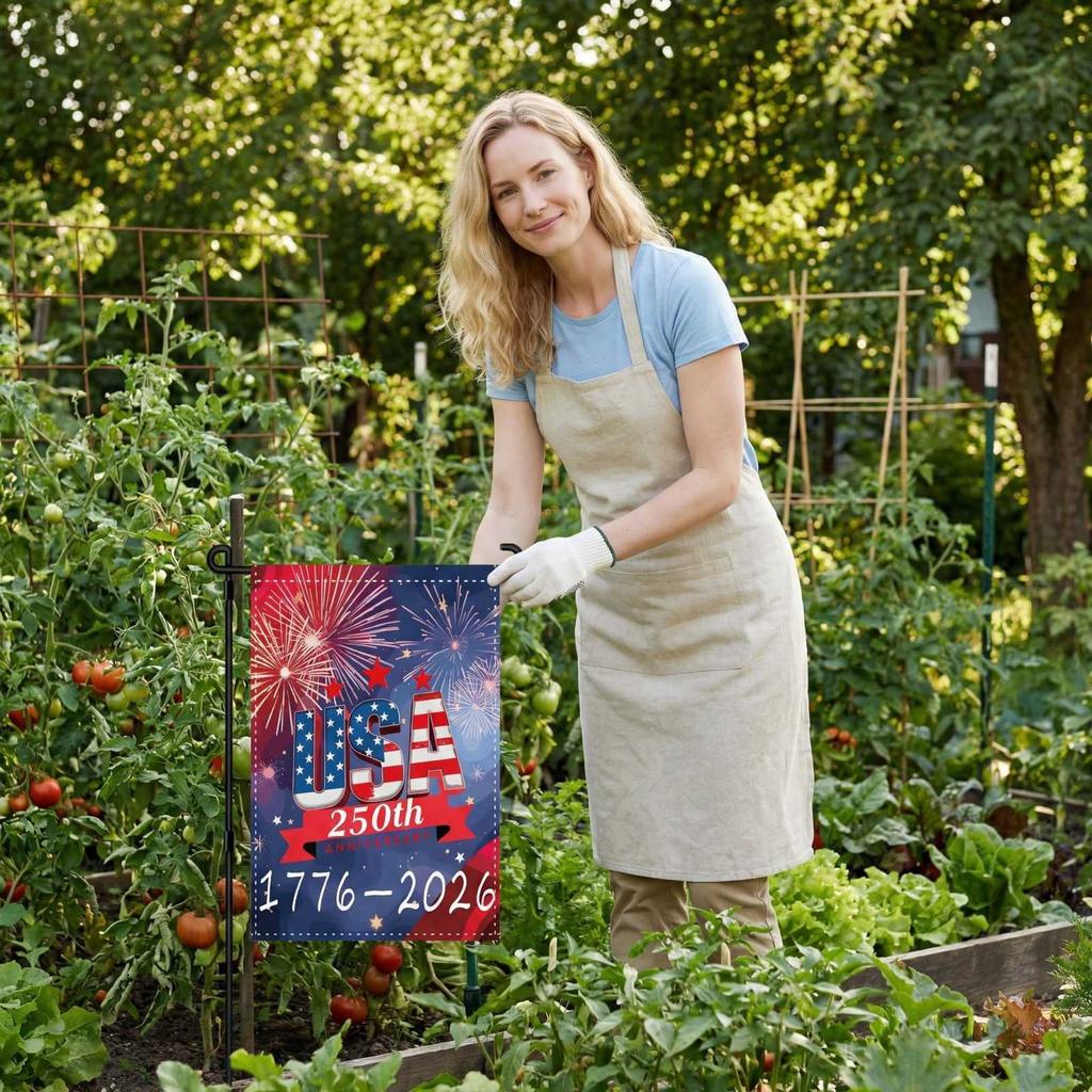 Decorative Garden Flag For The 250th Anniversary Of The United States
