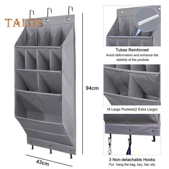 Сумка для хранения обуви, утолщенная магазинная обувь, устойчивая к разрыву, многофункциональная, карманы разных размеров, настенная полка для хранения, предметы домашнего обихода