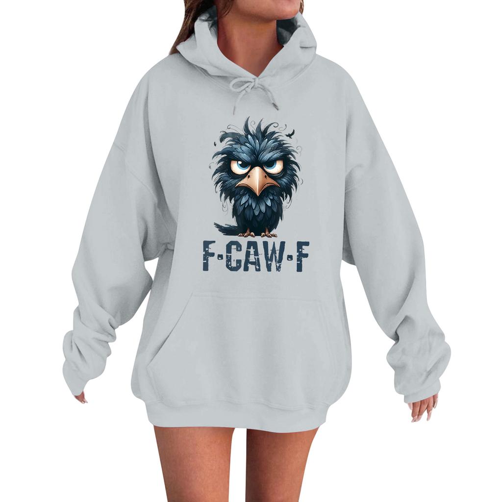 Women's Fashion Casual Long Sleeve Loose Printed Sweatshirt