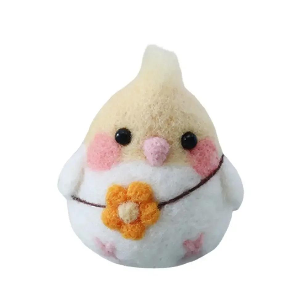 Animal Wool Felting Needle Felting Kit DIY Wool Felt Materials Set Handmade Material Kit for Kids and Beginners