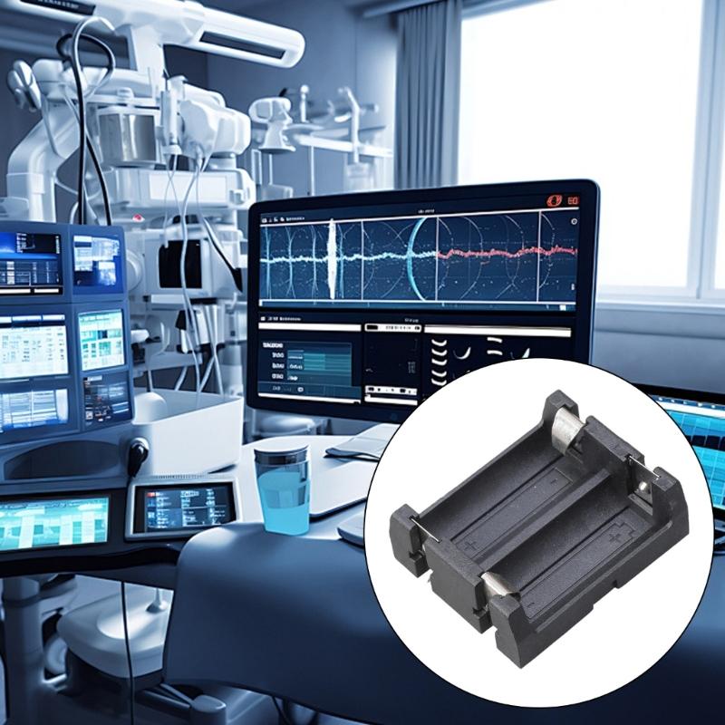 Fireproof CR123A 16340 Battery Storage Case LIR123A Battery Storage Box Flame Retardant Pin Type For Small Appliances