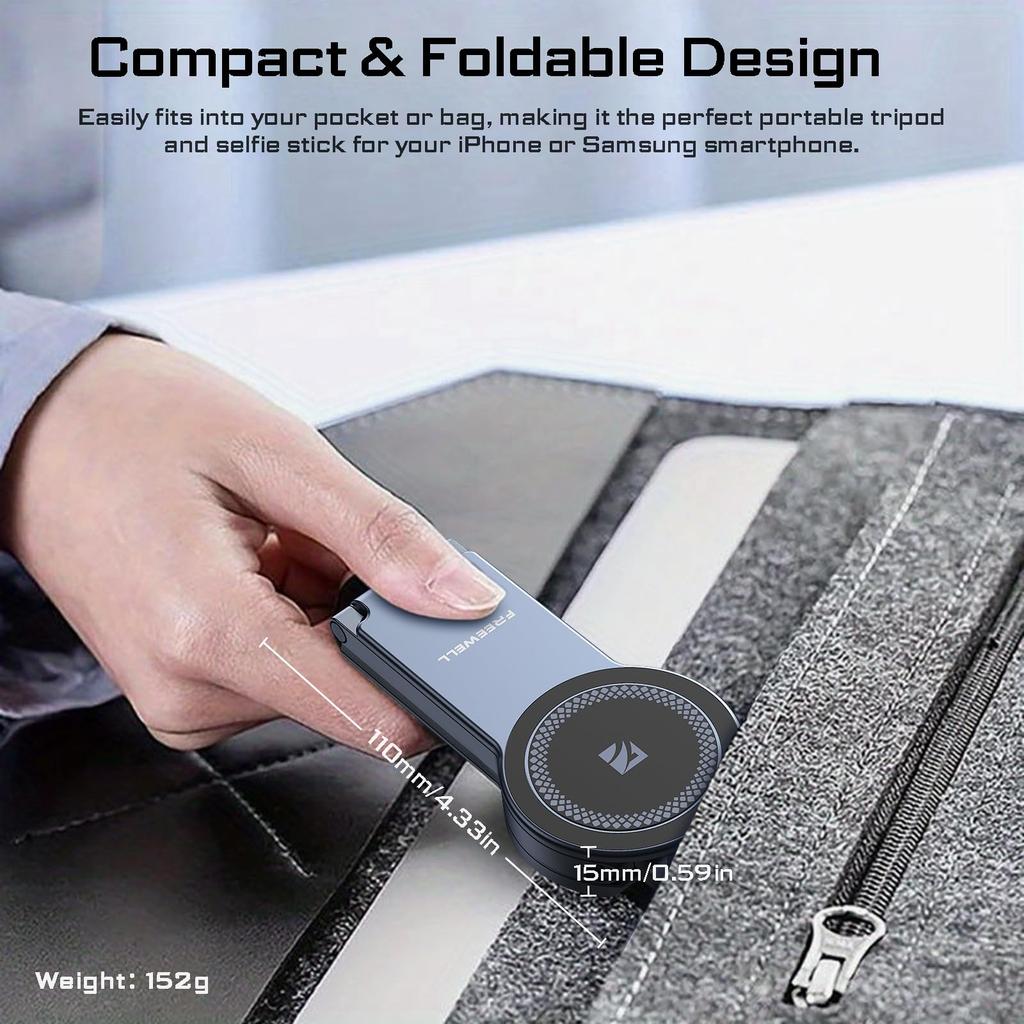 Штатив-штатив Freewell Compact MagSafe для селфи, подставка для смартфона Arca, совместимая с моделью Arca, складная,