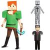 Minecraft Детский Прочный Полиэстер Костюм Алекса Косплей Игровой Сценический Костюм Для Хэллоуина Рождества Реквизит