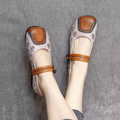 Сандалии женские mary janes 2024 летние туфли с бабочками и ремешками Дизайн мягкие кожаные сандалии на платформе повседневные лоферы женская обувь