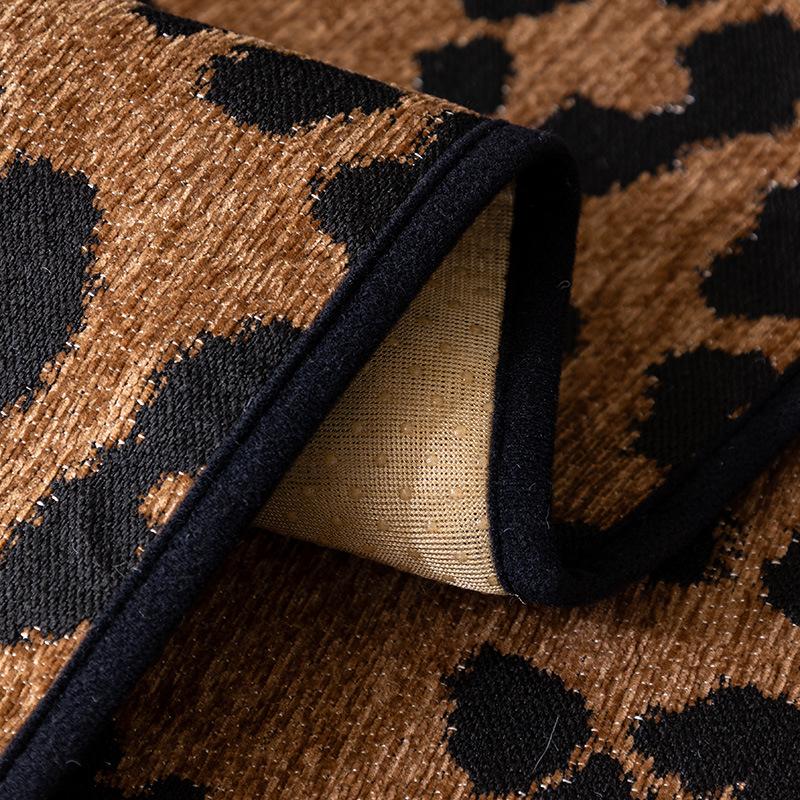 Light Luxury High-End Leopard Print Sofa Cushion, Universal Non-Slip Seat Cushion In All Seasons, New Sofa Cover Cover Cloth Towel