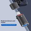 OTG-адаптер USB C на USB 3.0 со слотом для карт памяти TF, скорость передачи 5 Гбит/с, для телефонов, планшетов, ноутбуков, OTG-конвертеры