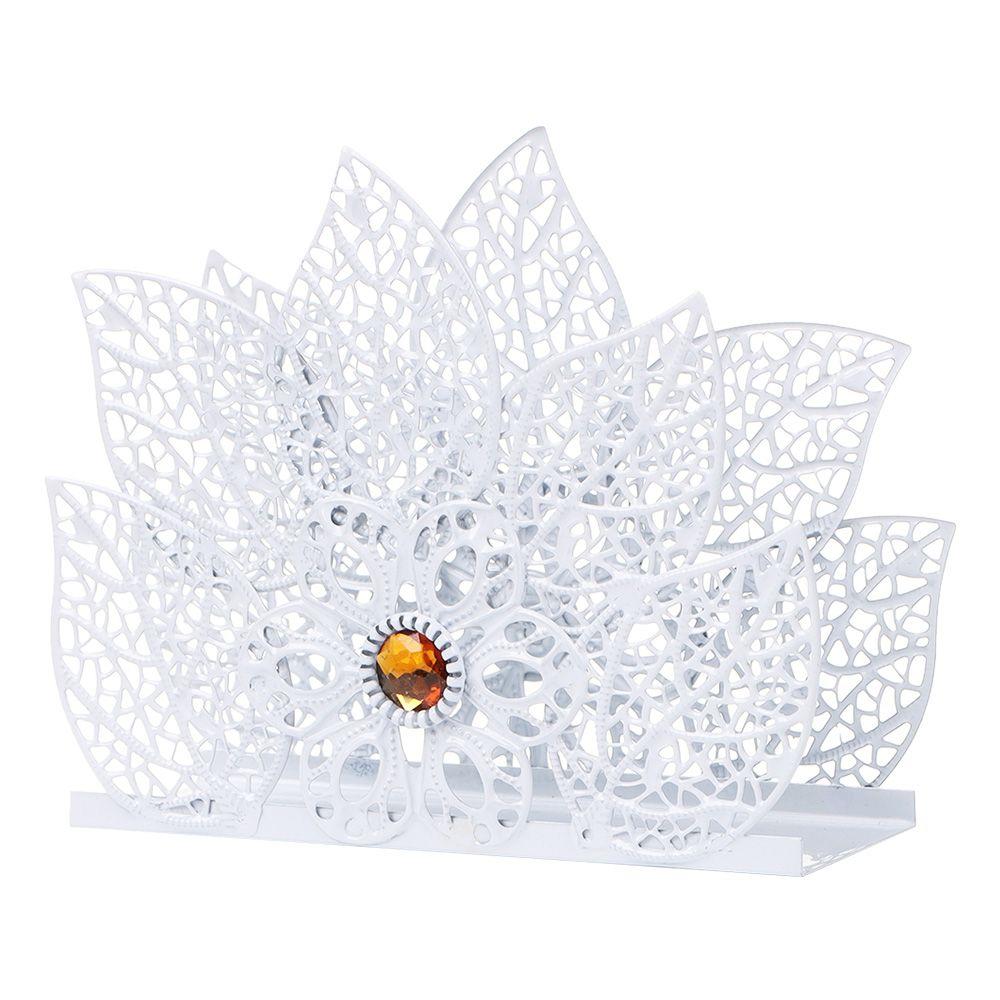 Диспенсер для полотенец с цветочным узором, вертикальный держатель для бумажных полотенец, держатель для салфеток, металлический держатель для салфеток AVE