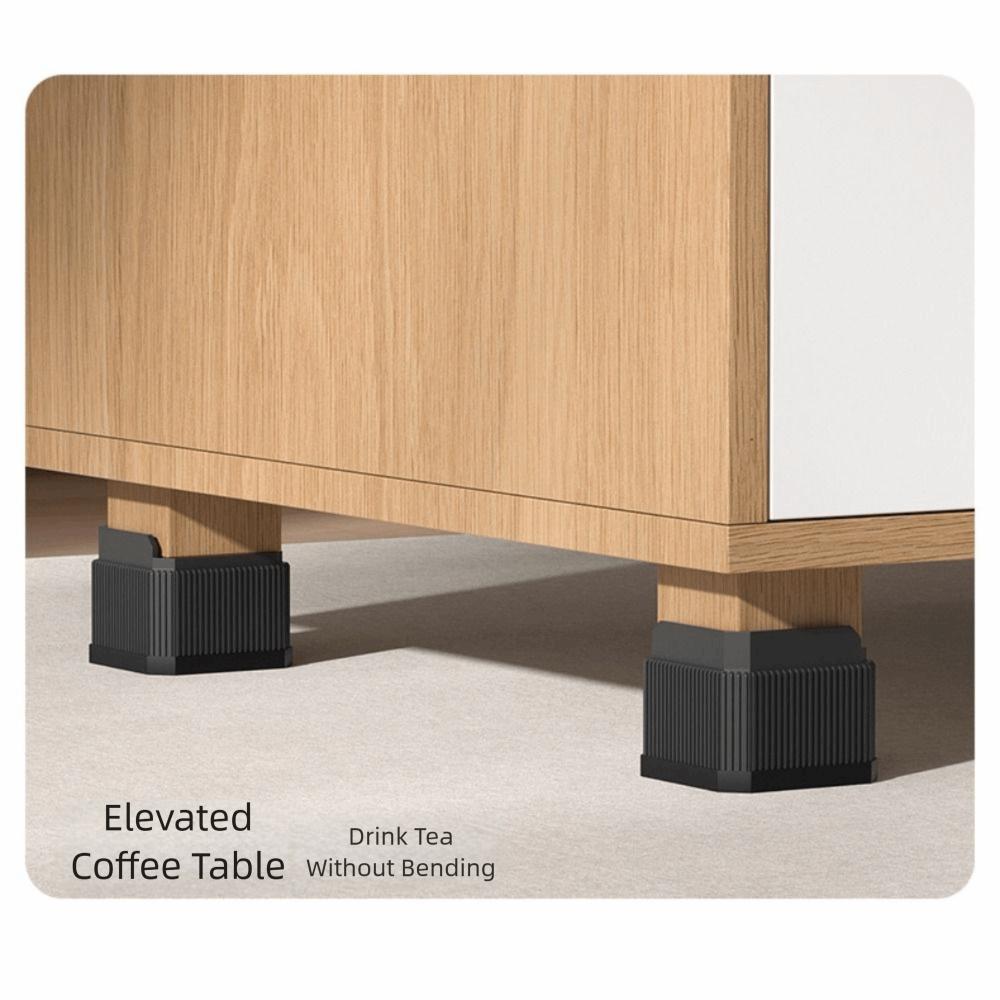 Professional Heavy-Duty Furniture Foot Pad Round Non-slip Bed Lifts Risers Adjustable Silicone Bed Lifter Desk Sofa Chair Legs
