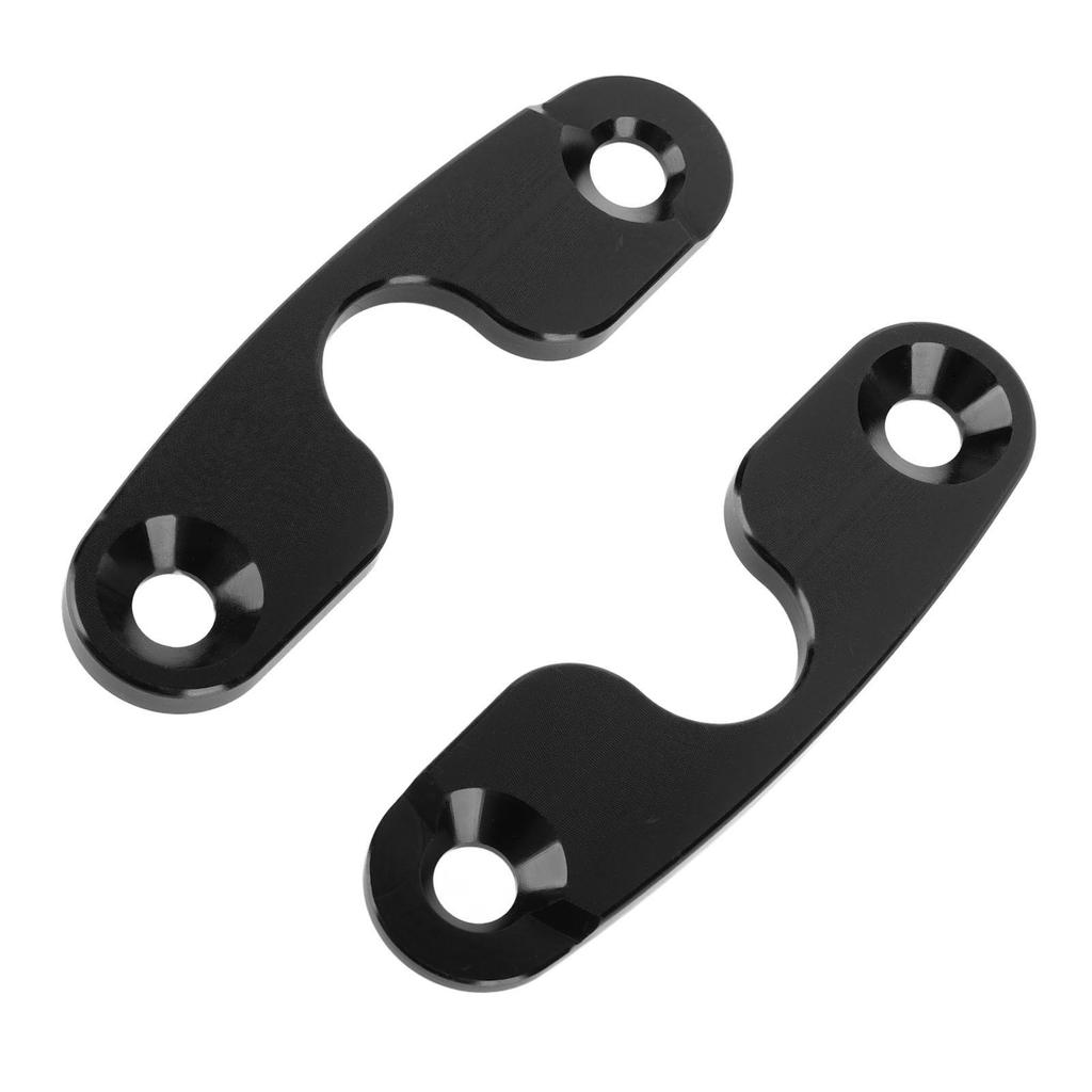 2pcs Sun Visor Repair Kit Aluminum Alloy Black Anodized Coated Sun Visor Mounting Clip for JK 2018