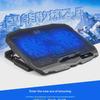 Adjustable Speed Laptop Cooling Pad for 13", 14", 15.6" Laptops with Radiator and Fan Base