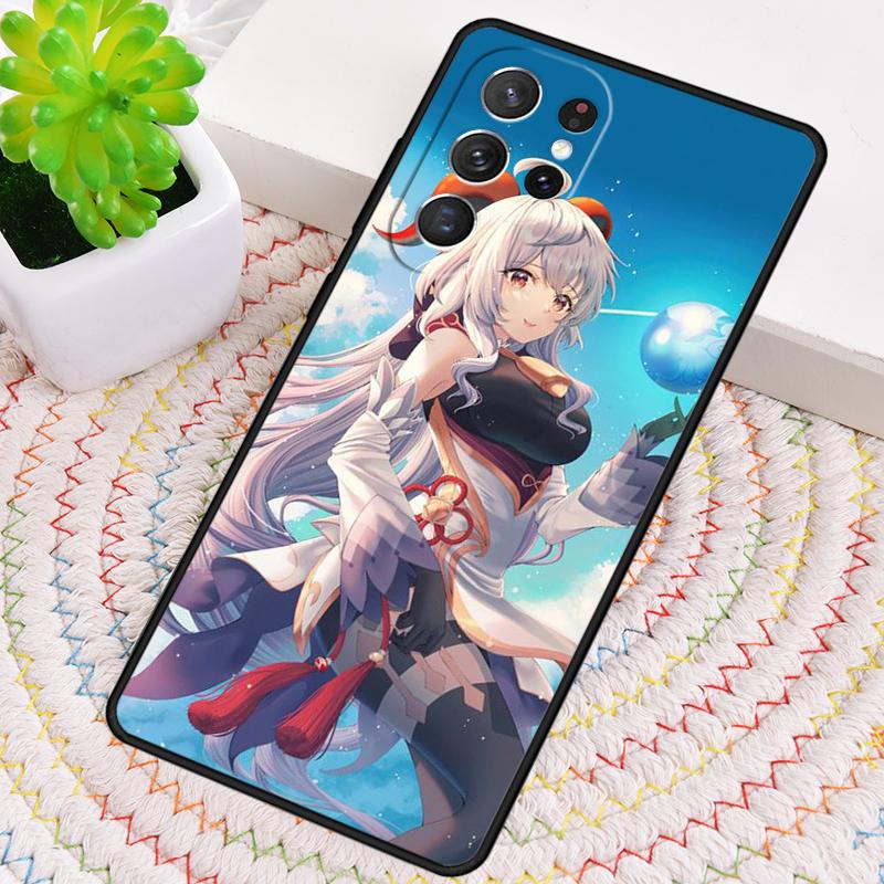 Ganyu Genshin Impact мягкий силиконовый чехол для телефона для Samsung Galaxy note 10 pro S26 S25 S24 S23 S22 S21 Plus S25Ultra Capa Cover