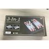 38810   3  In  1 Chess  Checkers  Backgammon  Set Magnetic Chess With Folding Case
