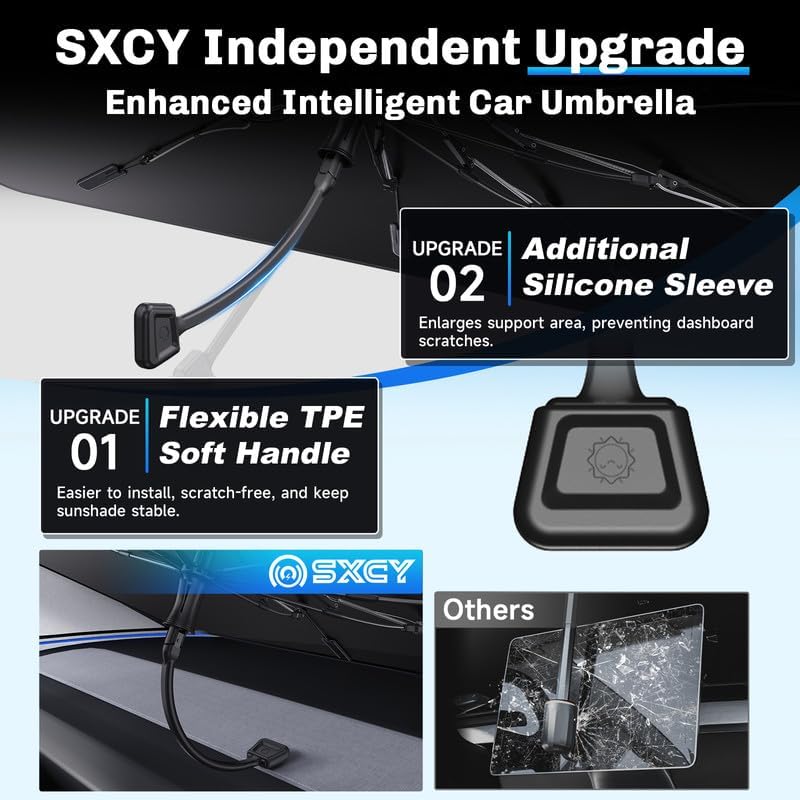 SXCY For 2025 Toyota Crown Signia Windshield Umbrella Sunshade [Easier Foldable] For 2024 2025 Toyota Crown Signia Accessories 2025 Crown Sunshade