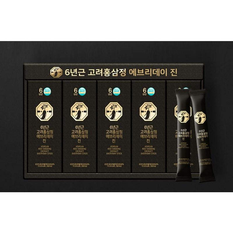 Экстракт красного корейского женьшеня Natural Herb 6-летней выдержки Everyday Gin Red Ginseng Stick 30 шт., 450 г, 1 набор