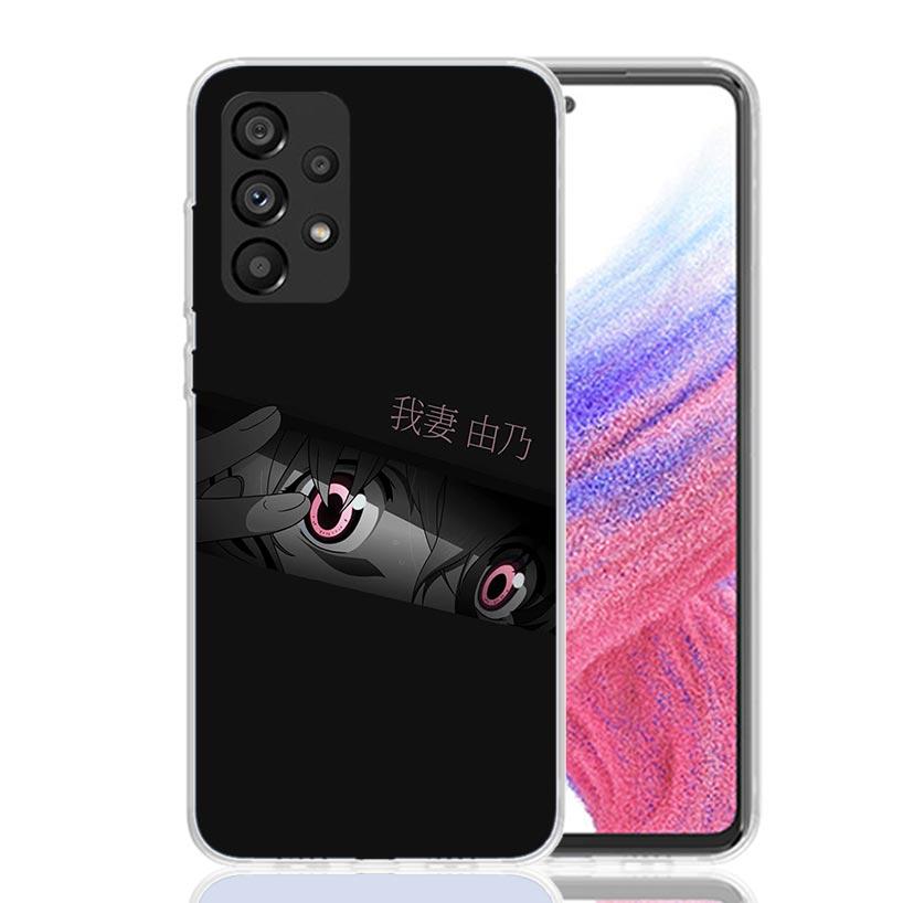 Аниме Милые Глаза Девушки Чехол для Телефона Для Samsung Galaxy A52 A32 A22 A12 A02S A50S A30S A51 A31 AA71 Note 20 Ultra 10 S10 Plus Galax