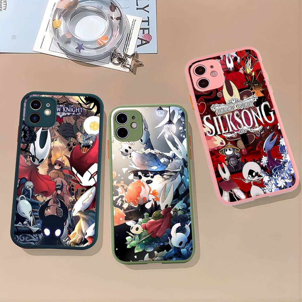 Чехол для телефона H-Hollow K-Knight для iPhone 16 15 14 Plus 15 13 12 11 Pro Max X XS MAX Матовый чехол
