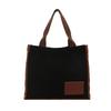 Street Style Canvas Tote Bag With Double Straps Large Capacity For School And Outings