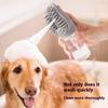 Многофункциональная силиконовая щетка для купания домашних животных, легко моется, для кошек и собак, щетка для купания, массажная щетка, товары для животных