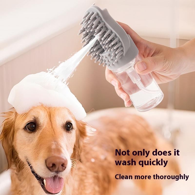 Многофункциональная силиконовая щетка для купания домашних животных, легко моется, для кошек и собак, щетка для купания, массажная щетка, товары для животных