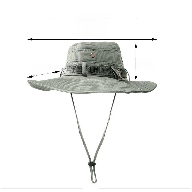 Unisex Wide Brim Sun Protection Hat for Outdoor Activities