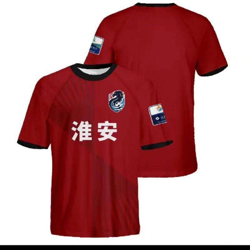 Mens Womens Kids Soccer Jersey Short Sleeve T-Shirt Breathable Quick Dry Mesh Fabric Team City Print