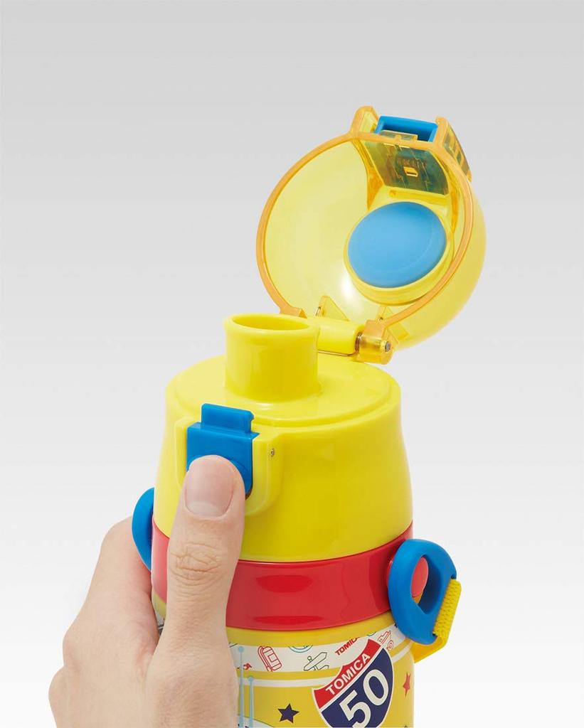 Skater Бутылка для воды 2WAY Direct Drinking Cup Included Tomica 430 мл 470 мл Питьевая нержавеющая сталь Дети Холодоизоляция Light With Strap Детский сад