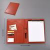 A4 Multifunctional Folder Contractual Design Portfolio Clipboard Business Organizer with Card Slots Pen Holder Professional Office Supplies