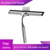 Stainless Steel Silicone Window Squeegee - Ideal for Cleaning Glass In Bathrooms, Restaurants, and Hotels.