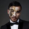 Men's masquerade mask Halloween masquerade Mask Vintage Venice, Italy Male Phantom of the Opera half face holiday party dress up