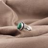 Malachite Gemstone Ring Jewelry, 925 Solid Sterling Silver Ring Jewelry, Handmade Artisan Jewelry For Wedding Gift